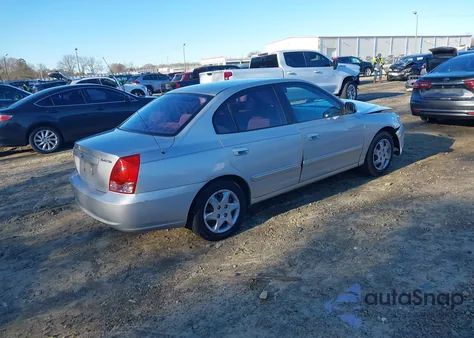 2004 Hyundai Elantra Gls/Gt из США, поврежденный, VIN KMHDN46D54U733837
